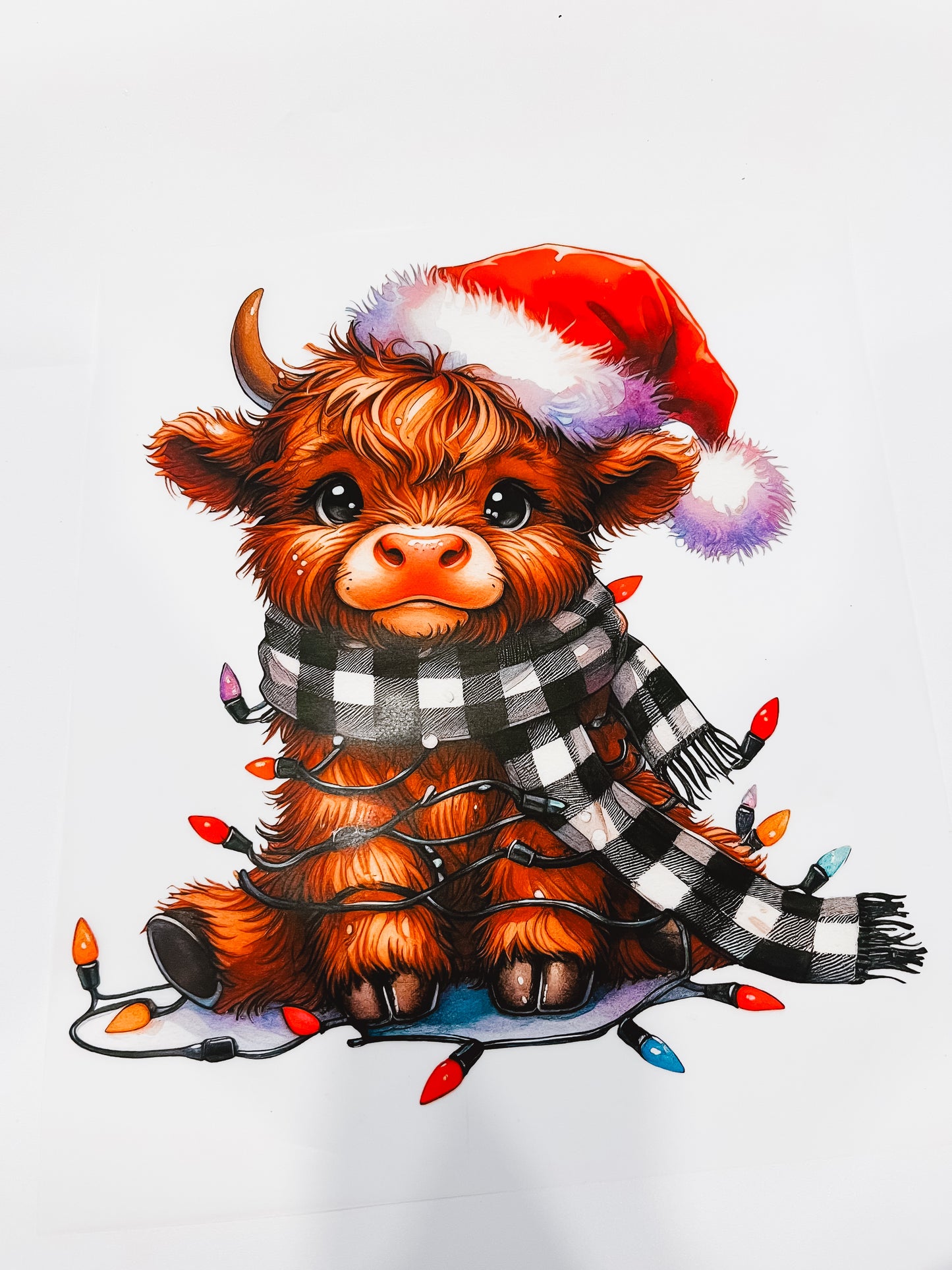 90-Cow & Christmas Lights