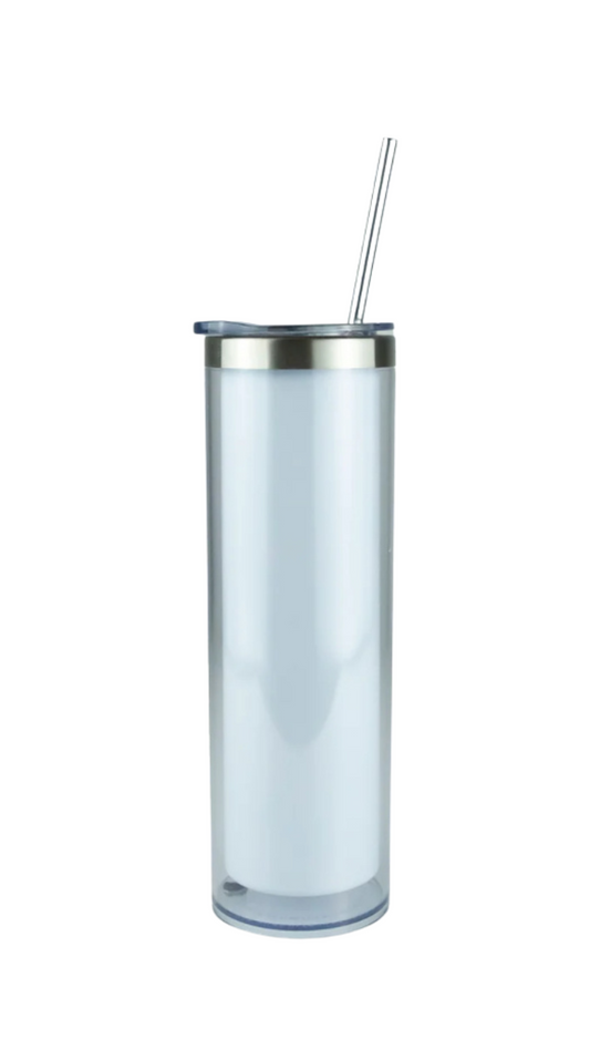 Stainless Steel Snowglobe Tumbler