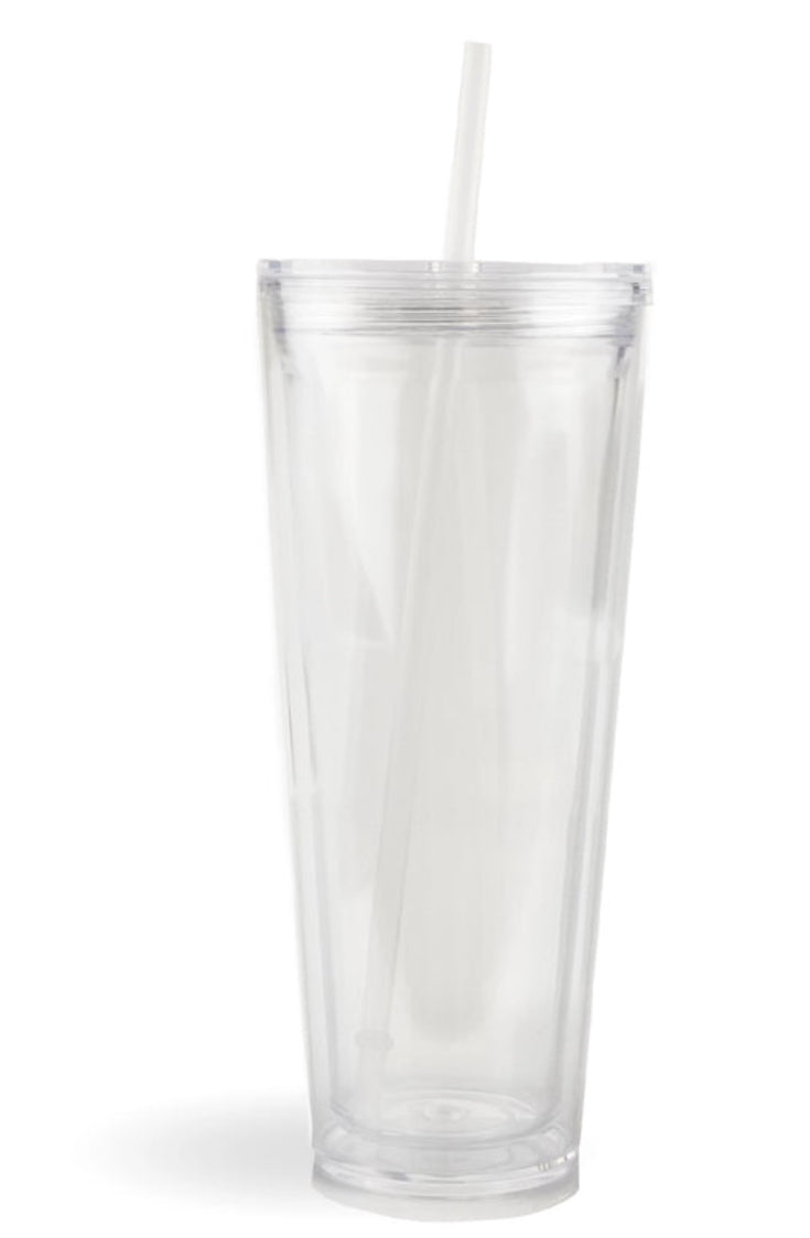 Acrylic Snow Globe Tumbler