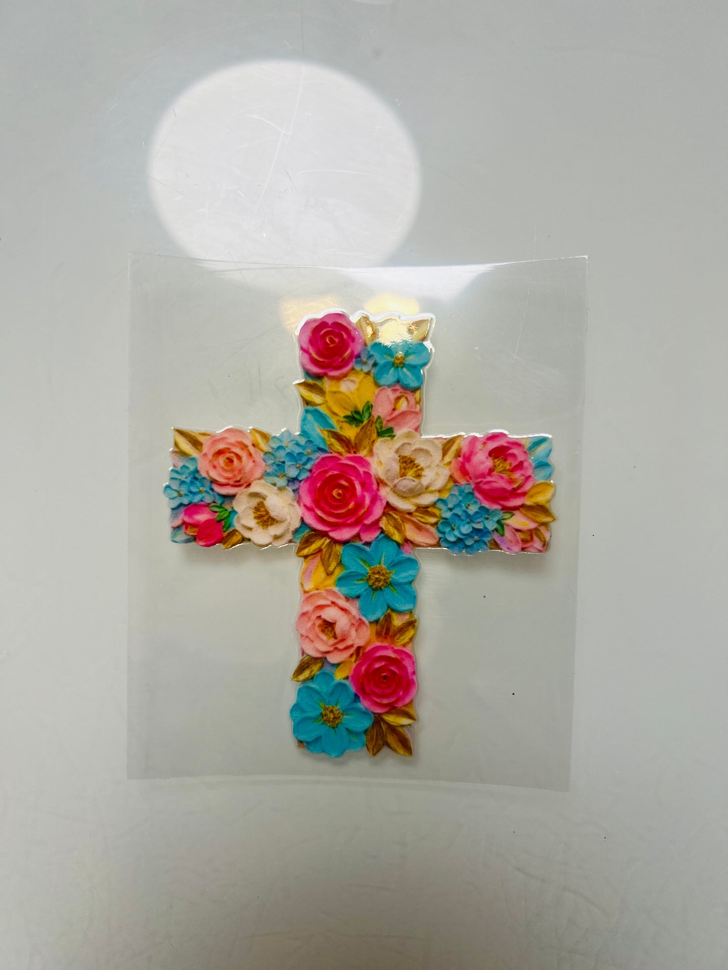3058-Floral Cross