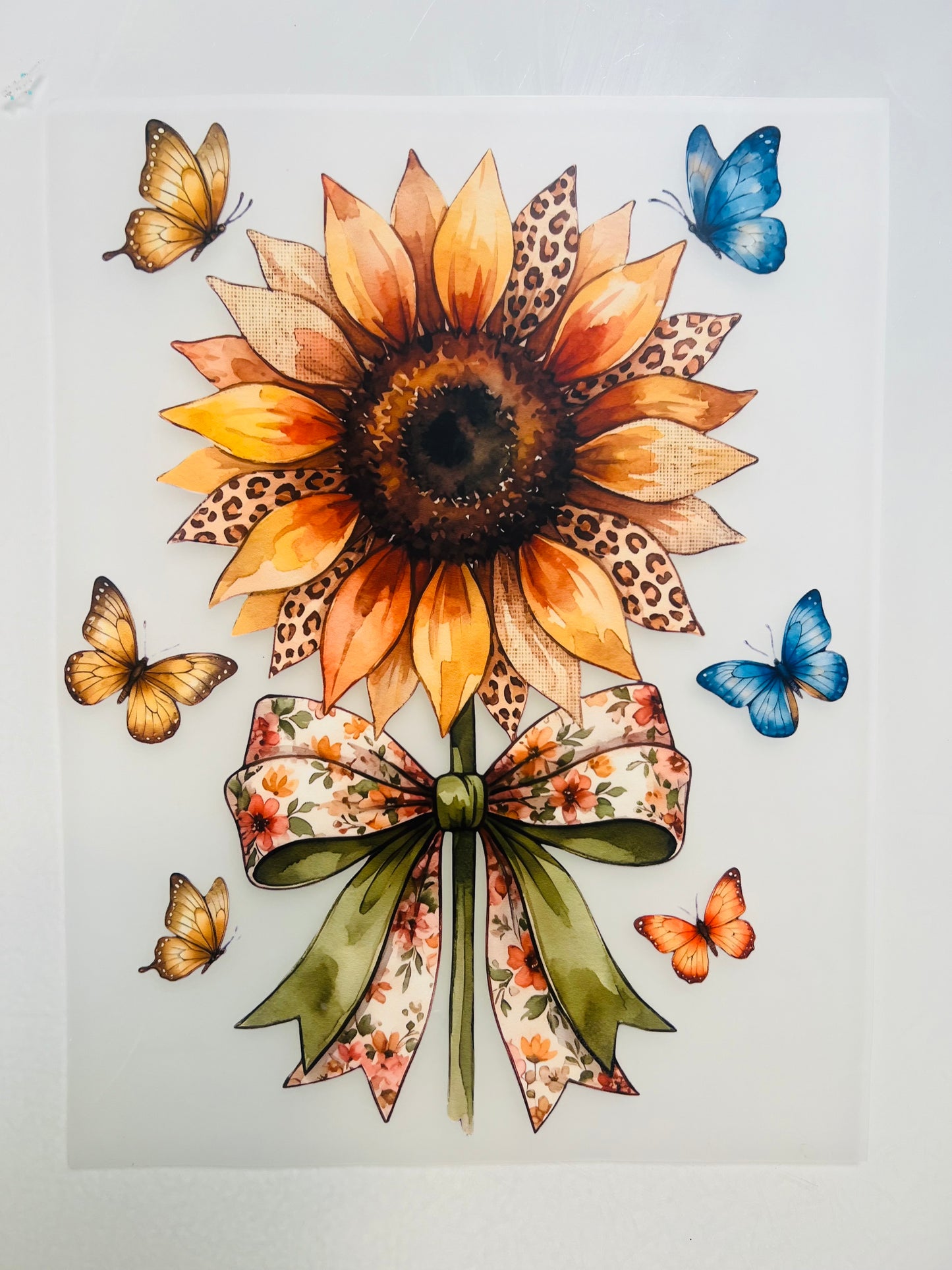 702-Sunflower Butterflies