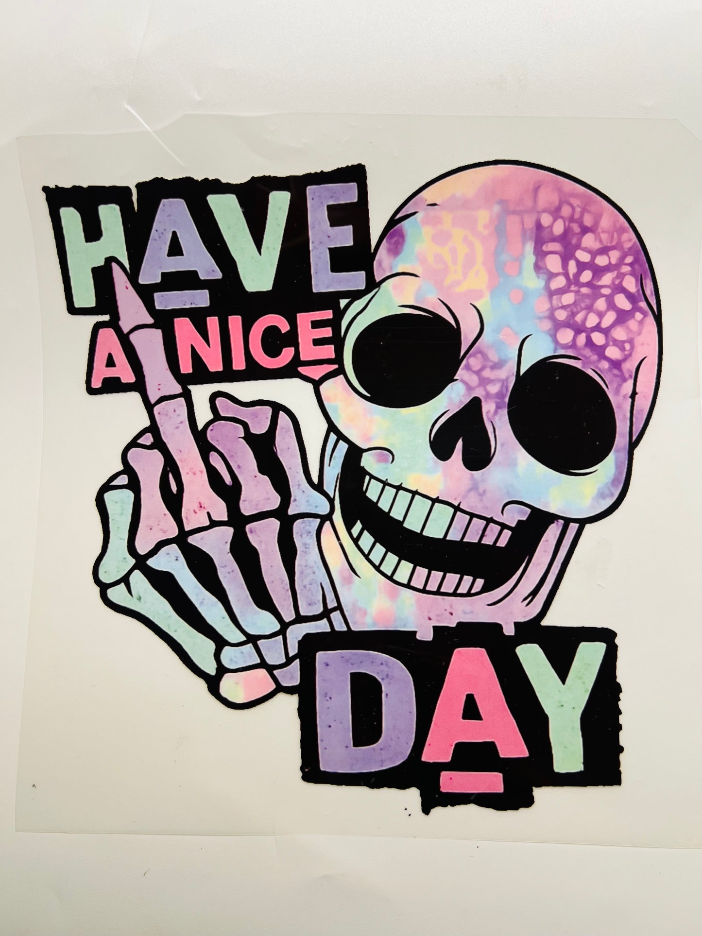 672-Nice Day Skull