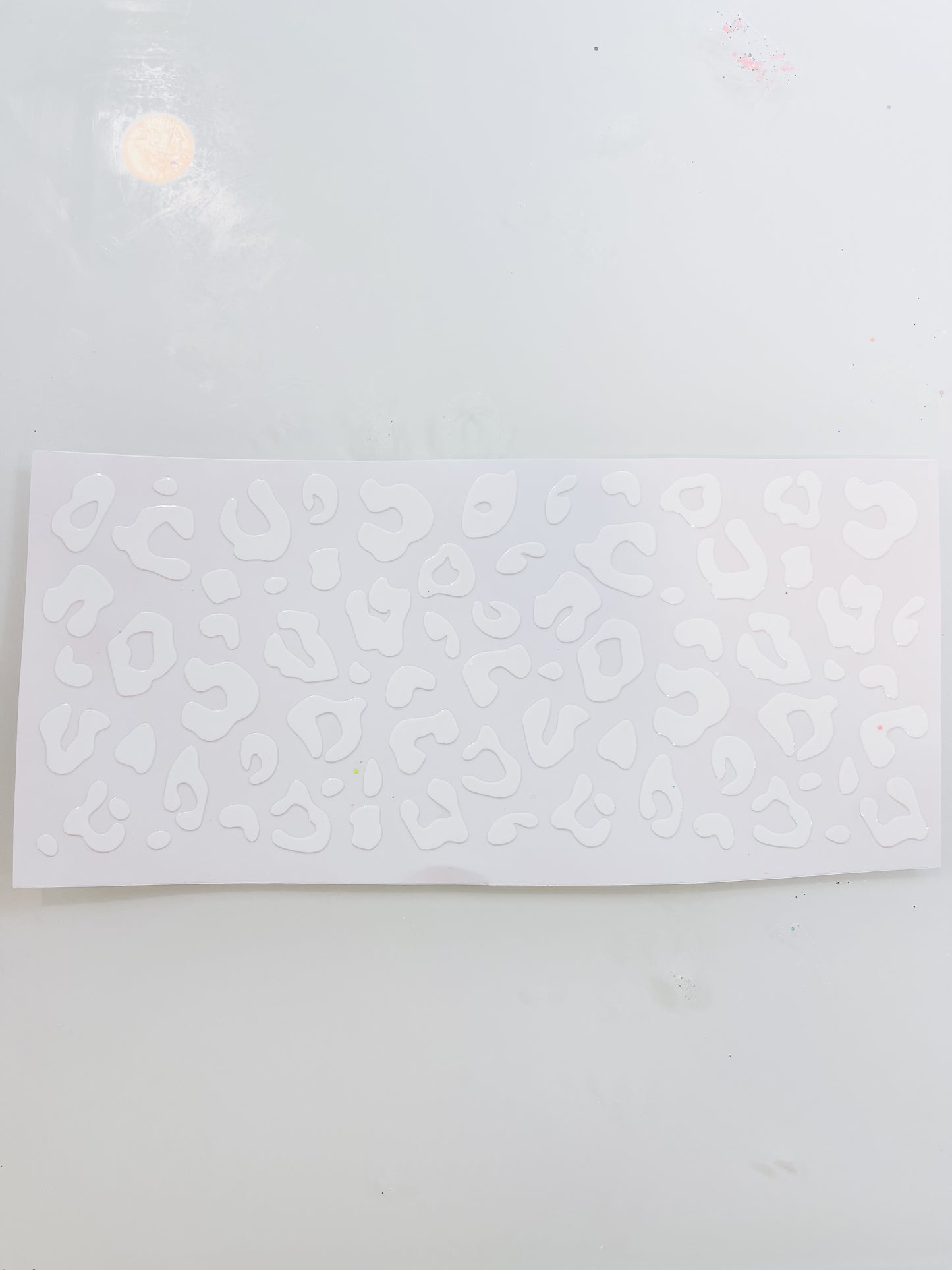 #295 - White Leopard Print