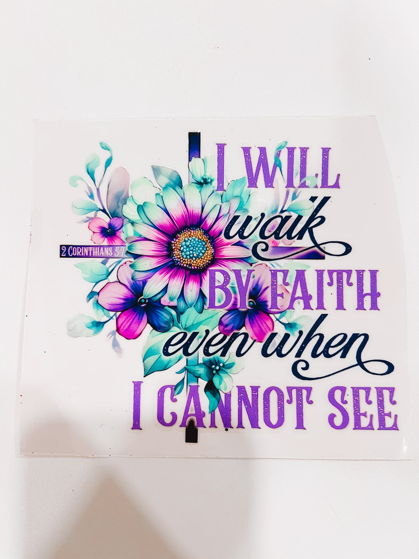 2852-I Will Walk By Faith
