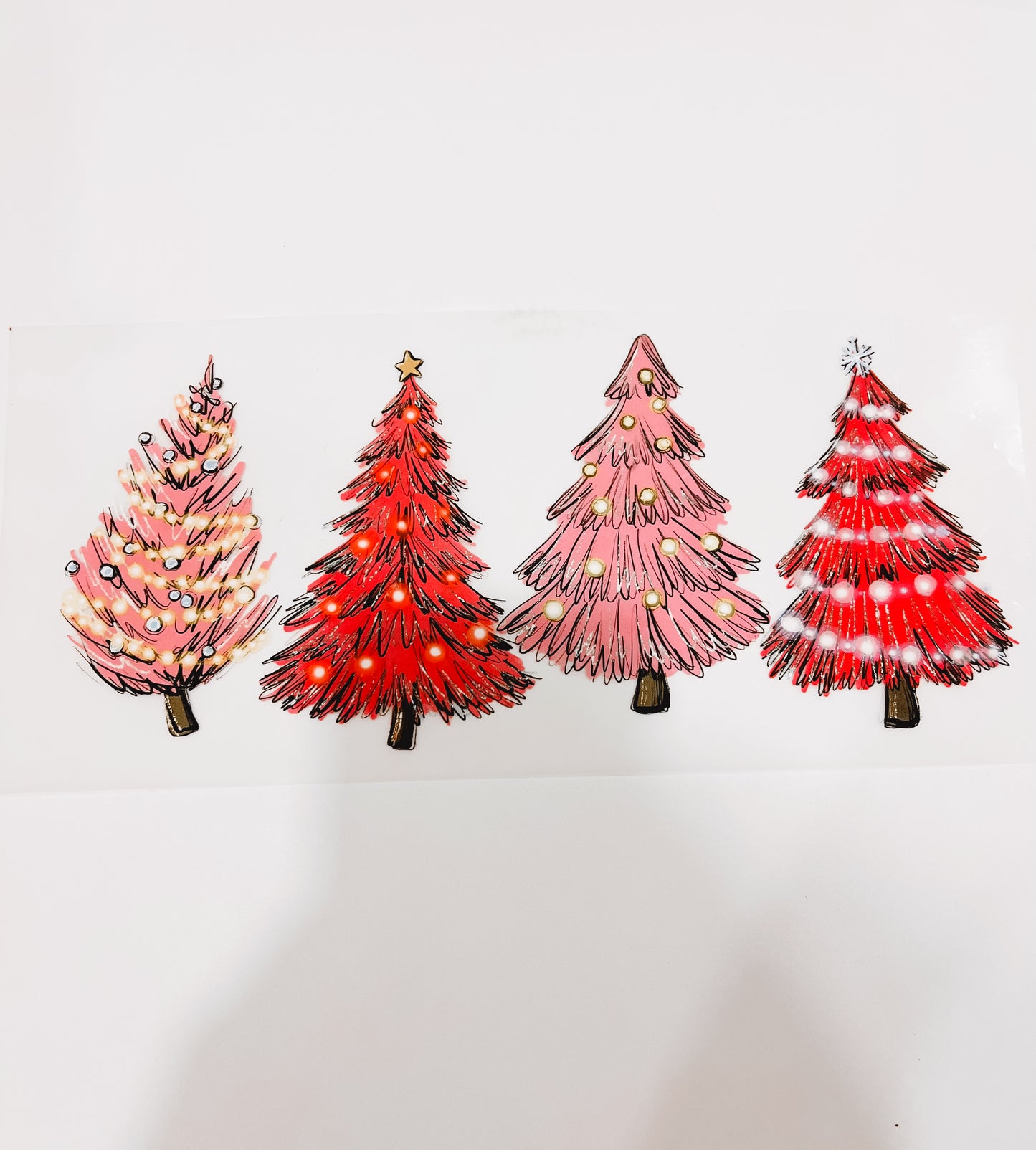 398-Pink Christmas Trees