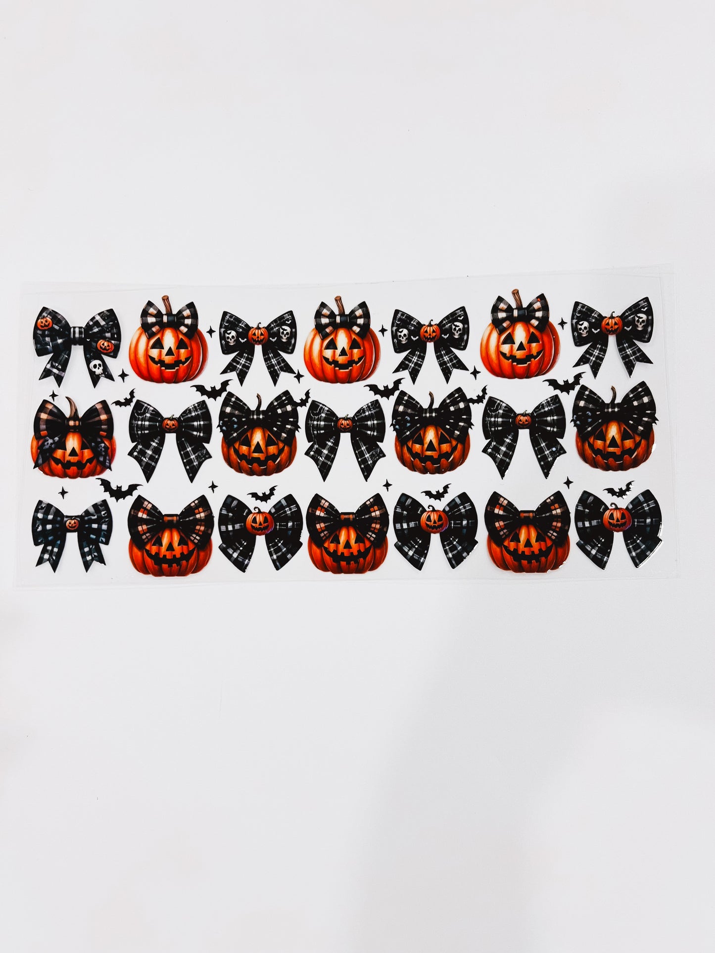 2531-Plaid Pumpkin Bow