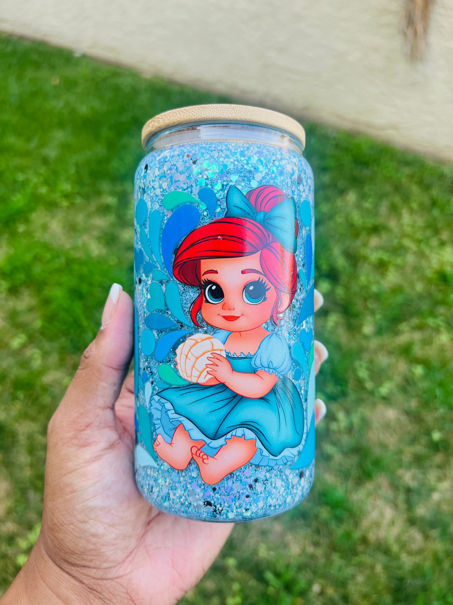 Baby Princess Snow Globe tumbler