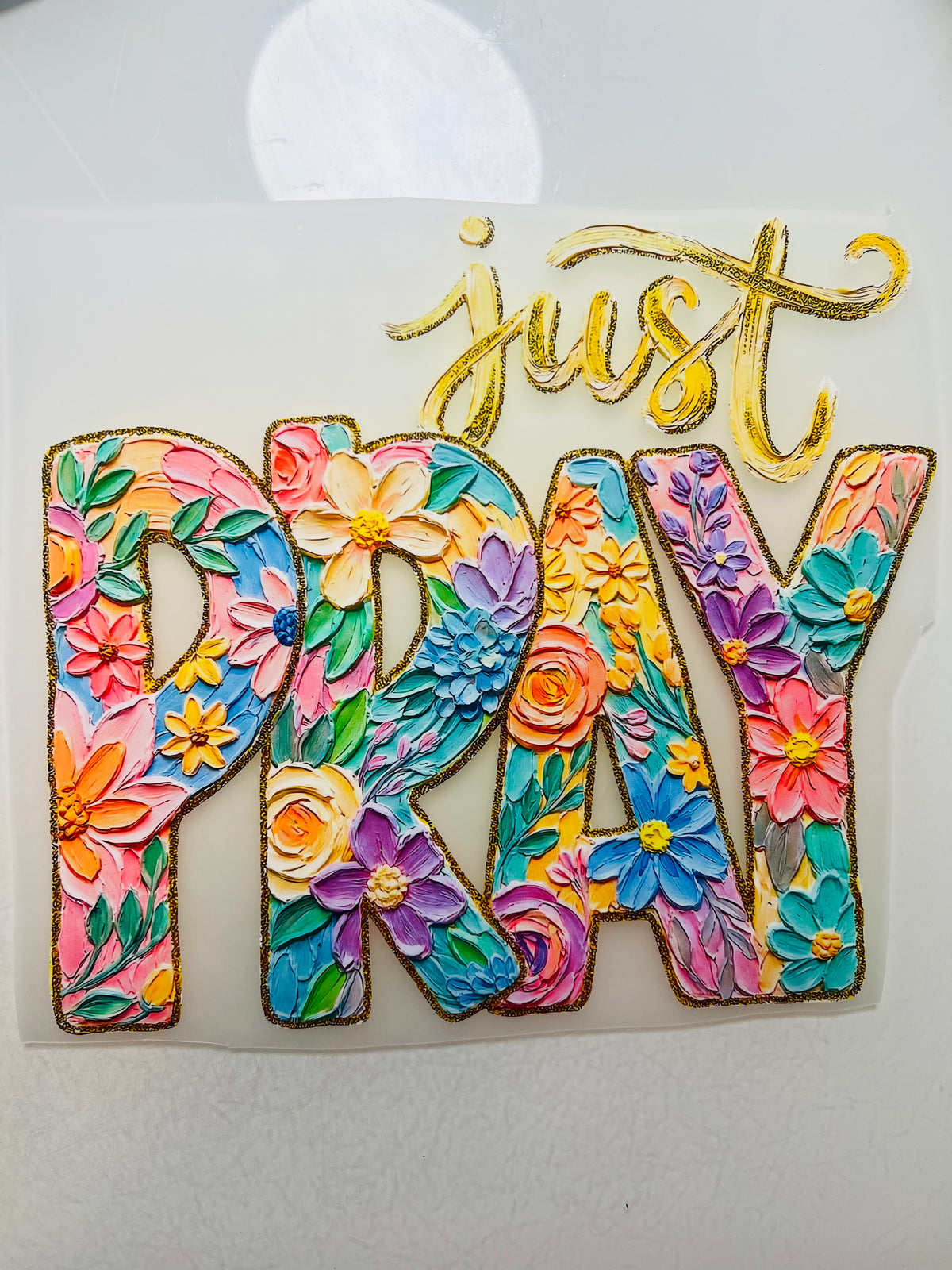 804-Floral Just Pray