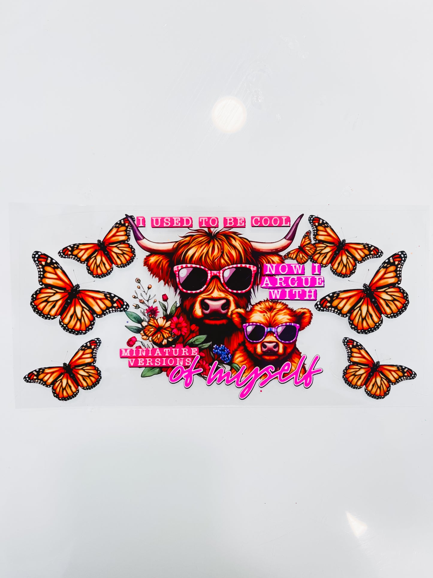 #498 - Highland Cow & Butterflies