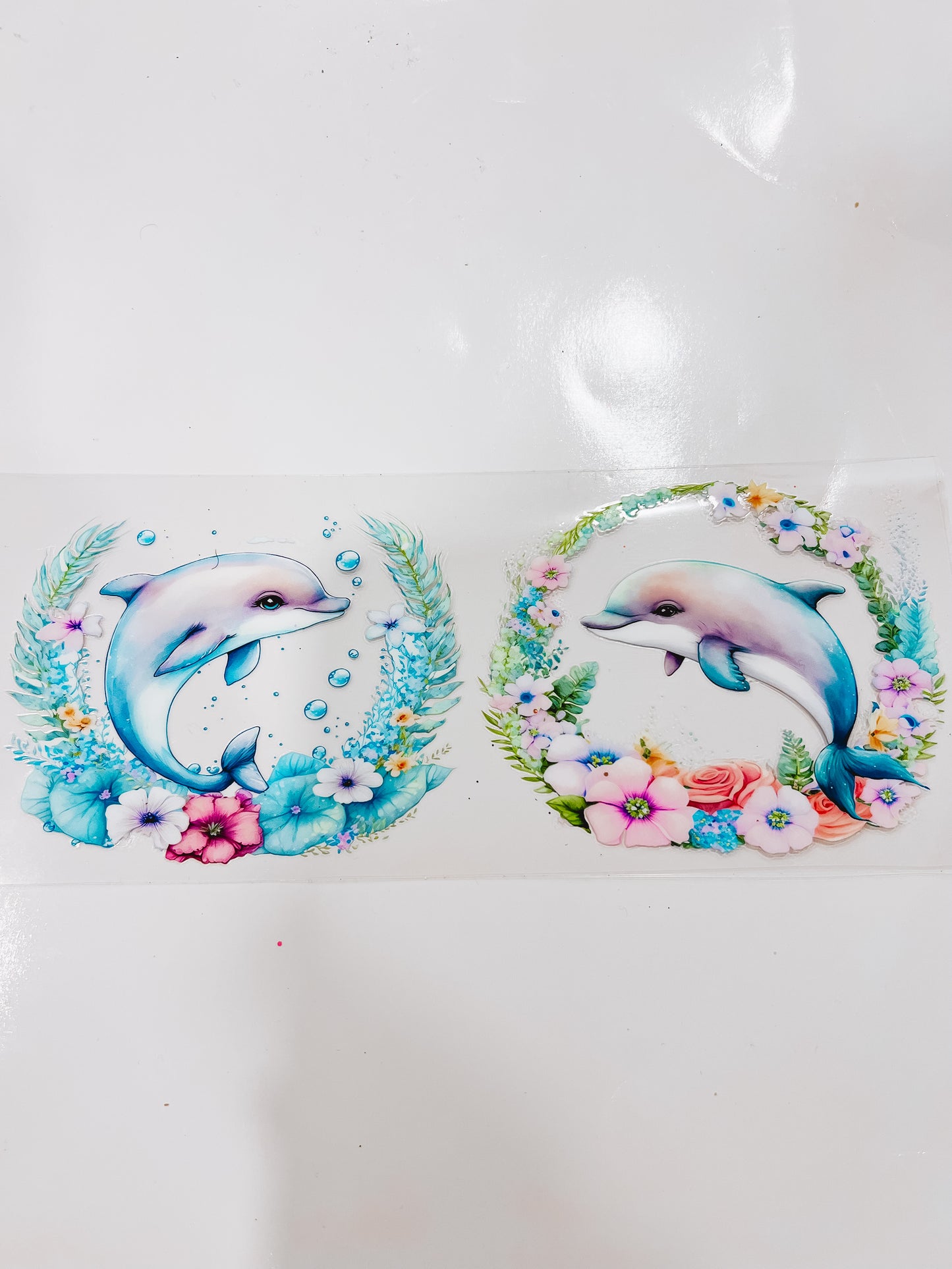 2494-Floral Dolphins