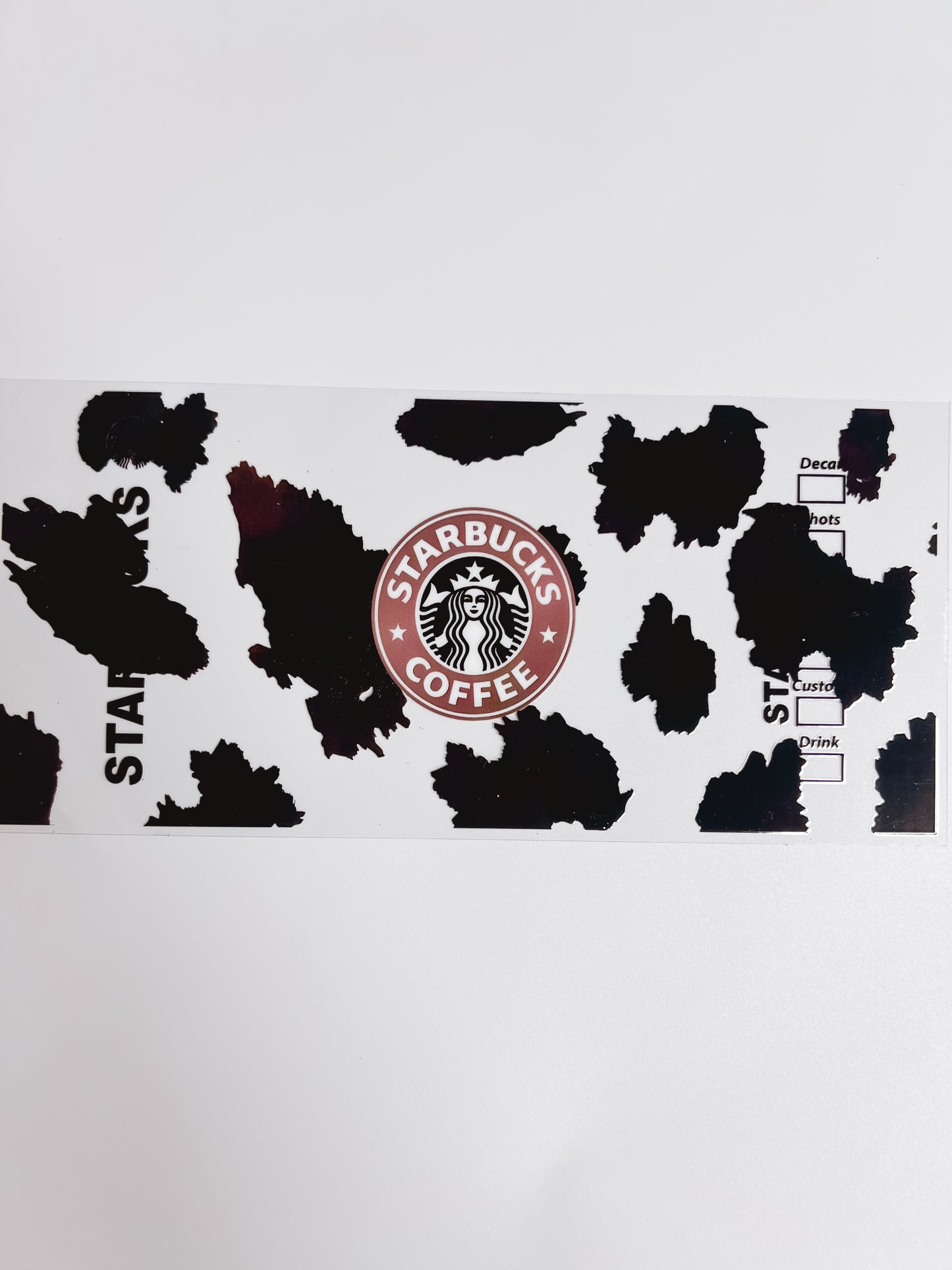#2103-Coffee Cow Print