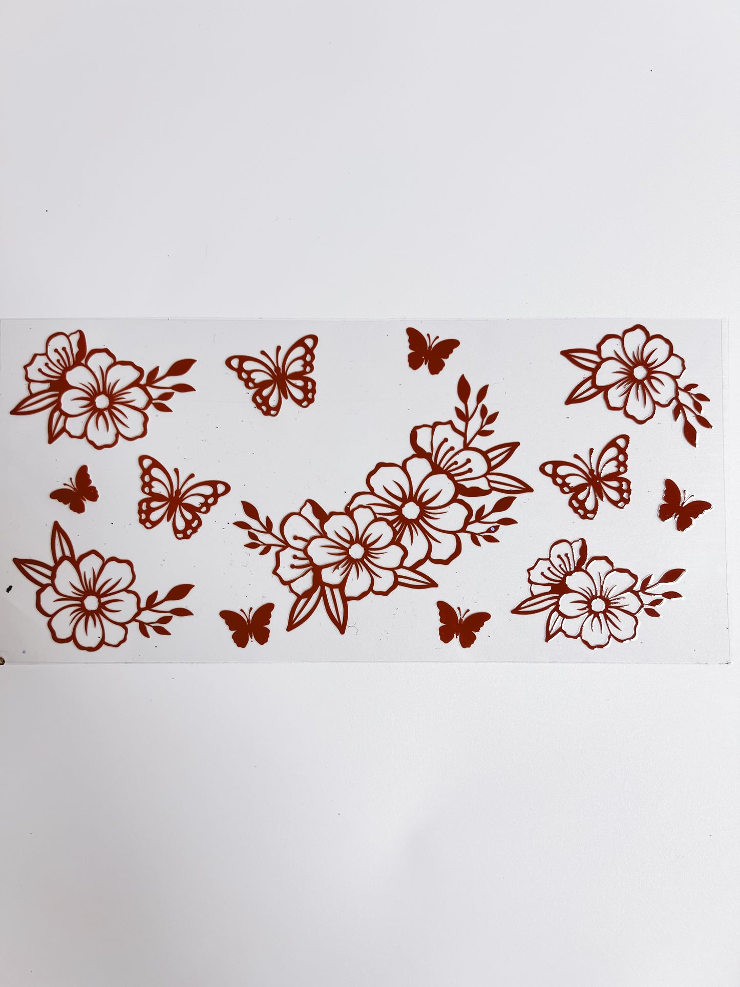 #2073-Flowers and Butterflies