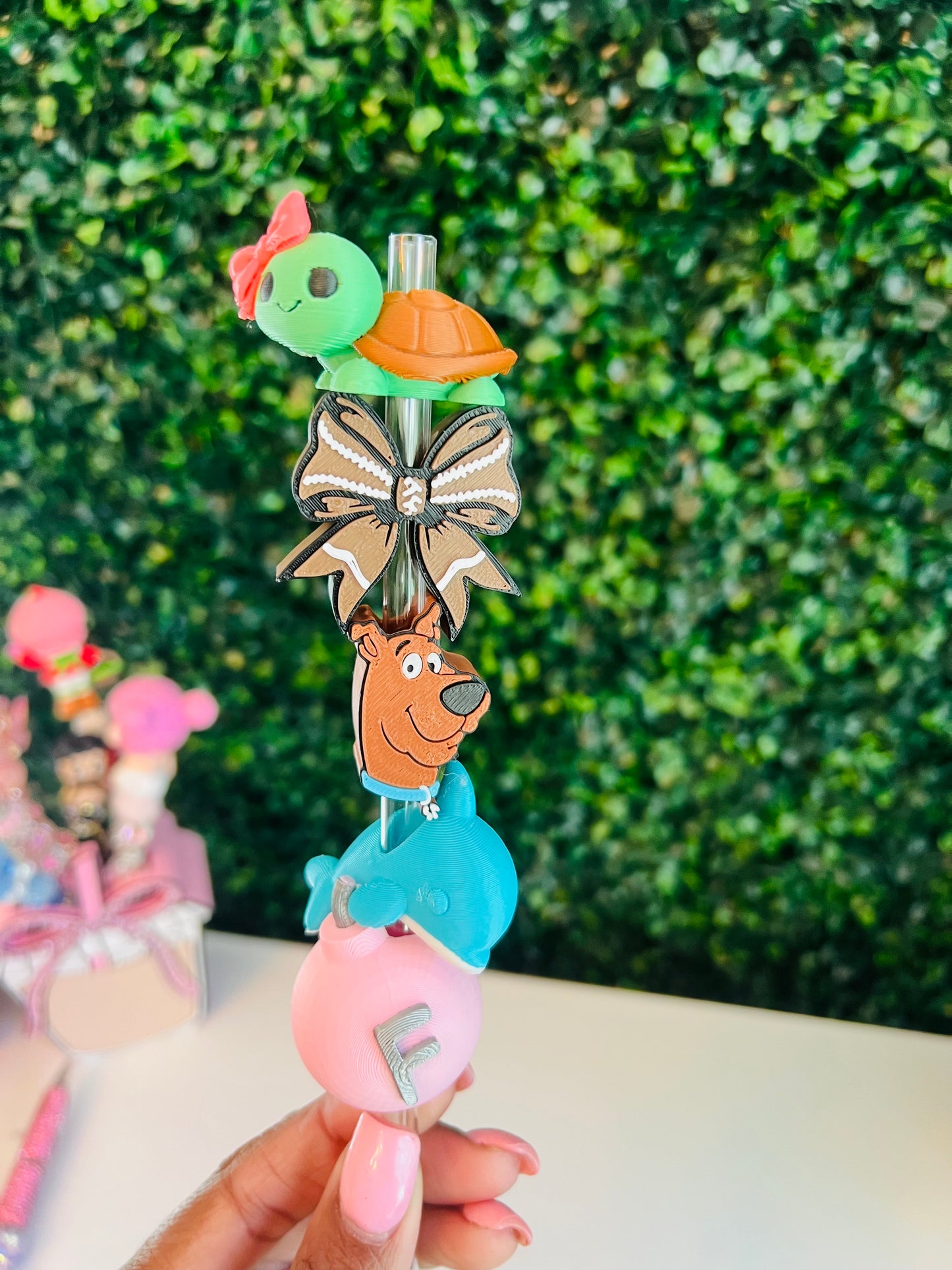 Acrylic Straw Toppers