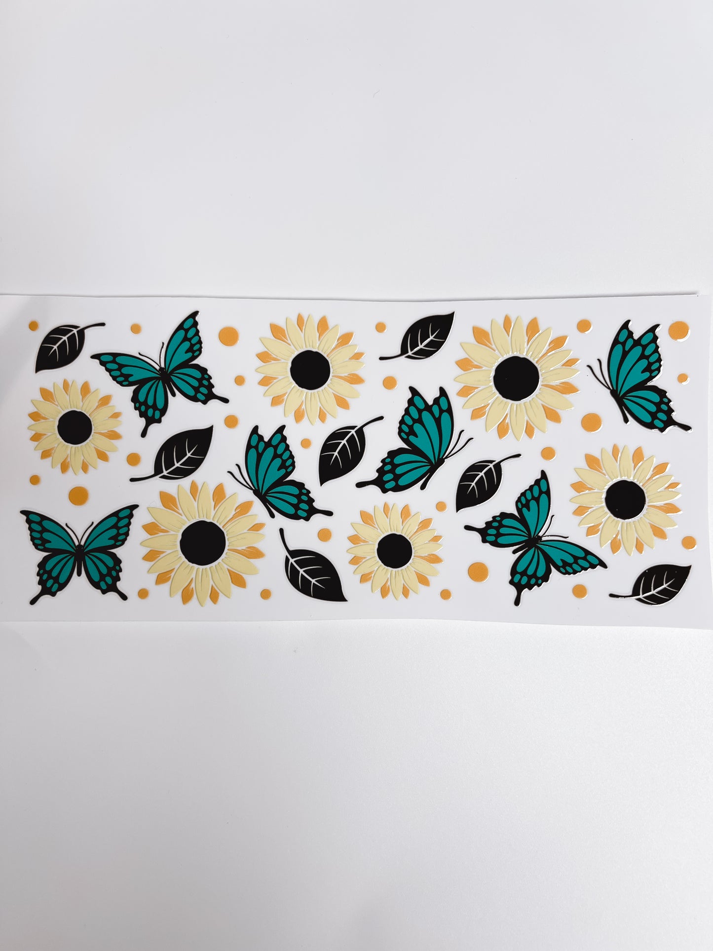 1095-Sunflowers and Butterflies