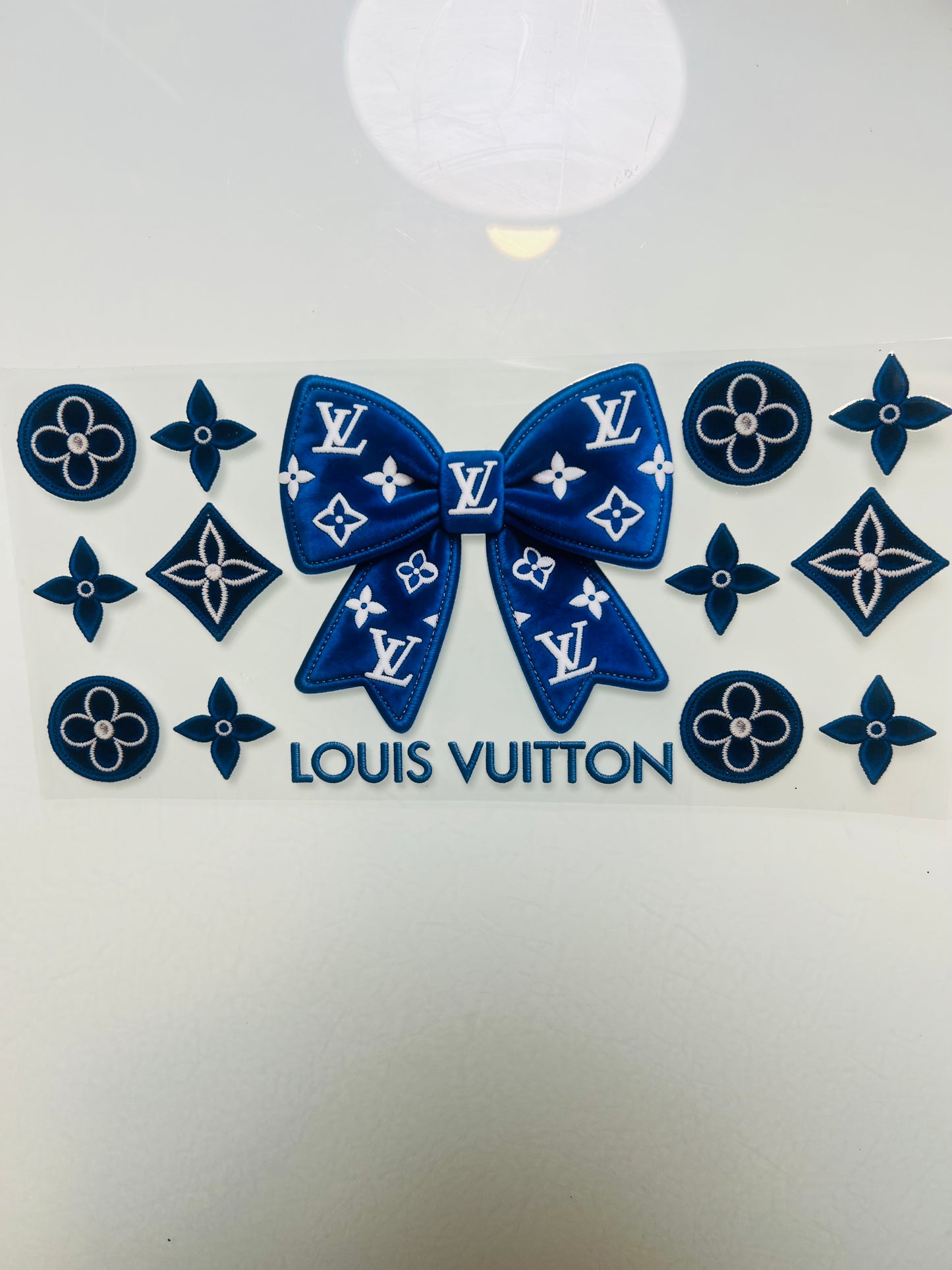 3024-Blue Designer Bow