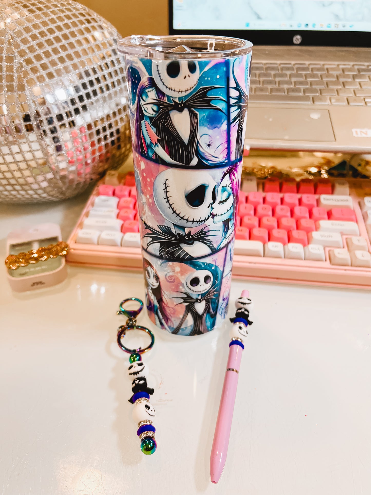 Jack and Sally Tumbler Set