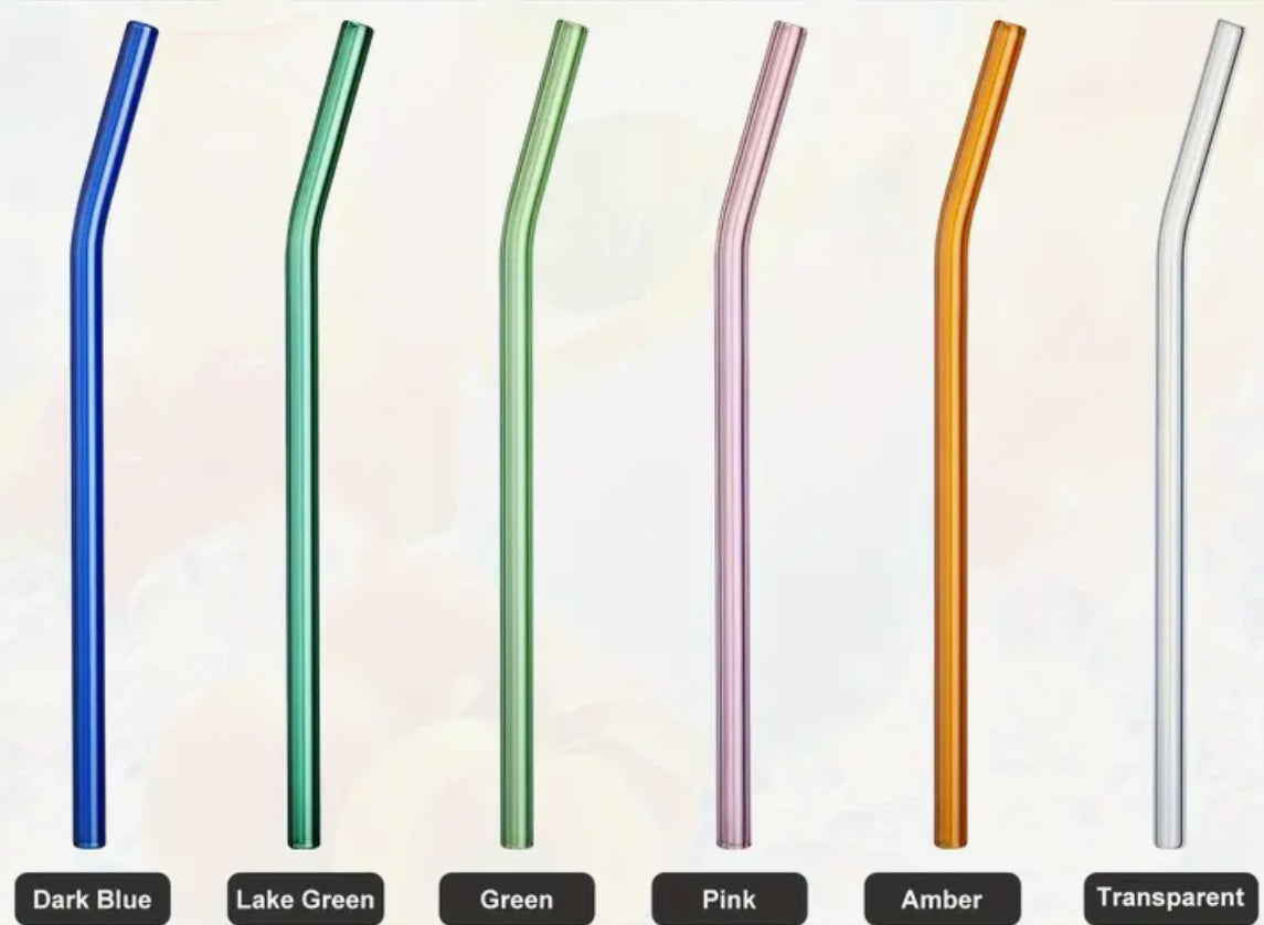 16oz Glass Straws