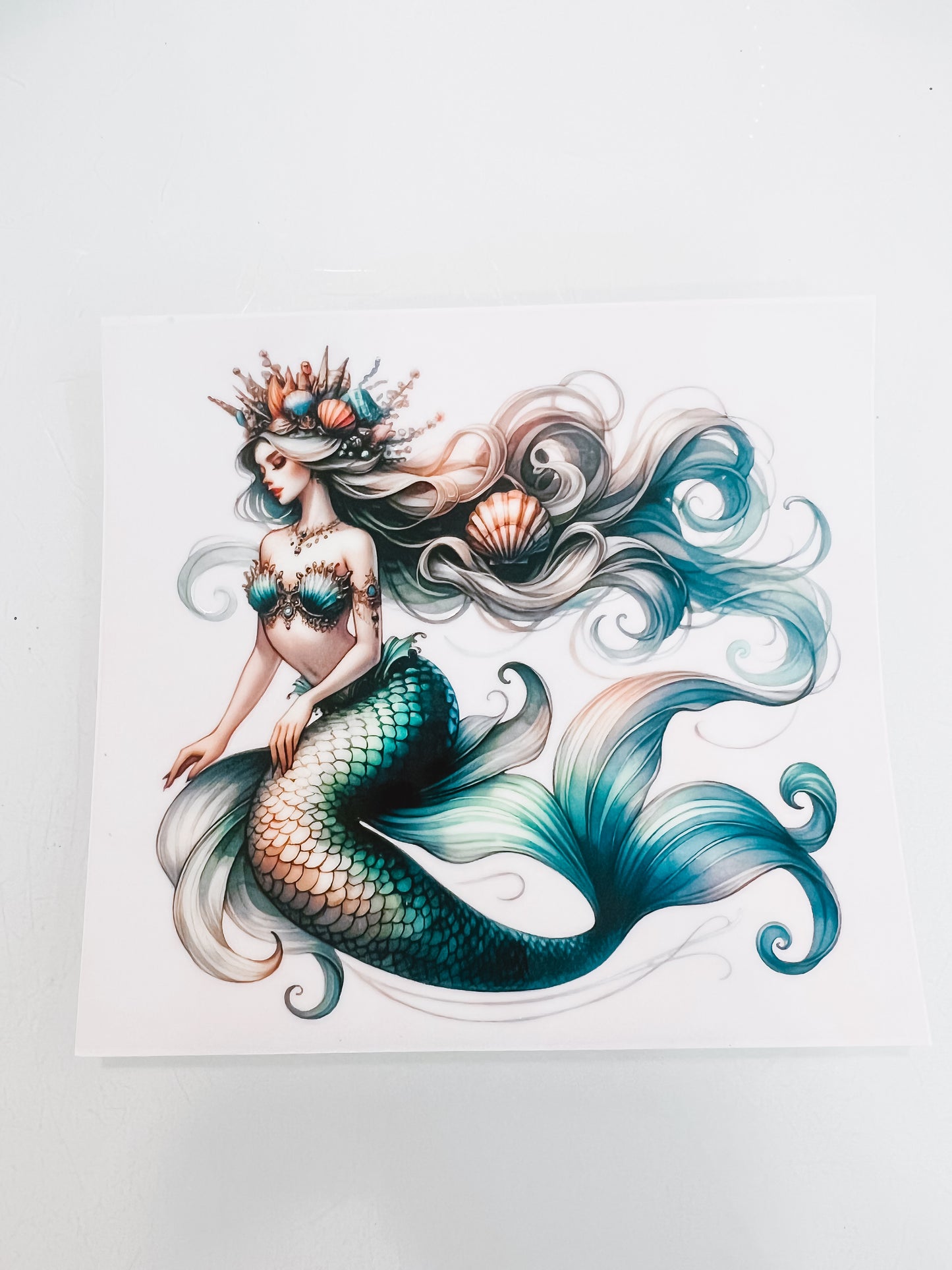 #2133-Teal Mermaid