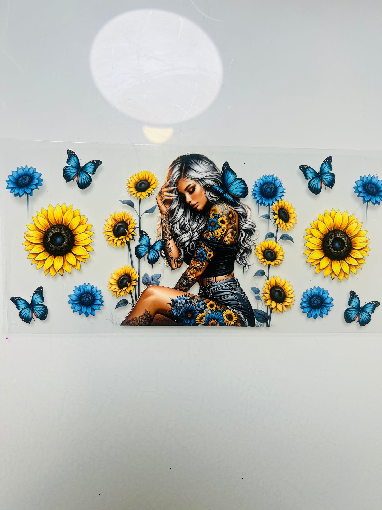 3092-Butterfly Tattoo Girl