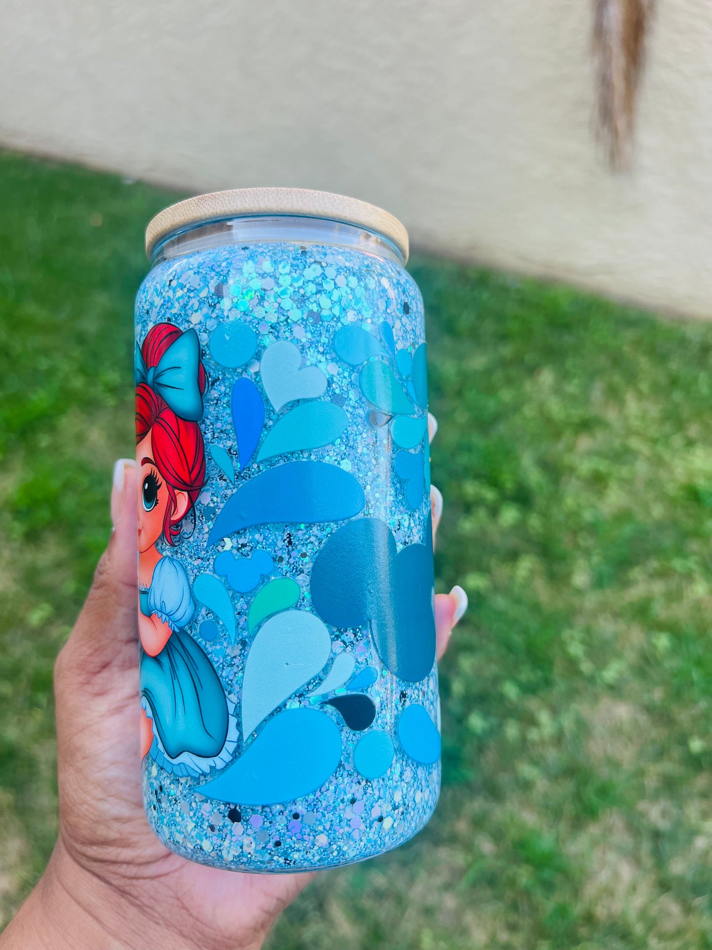Baby Princess Snow Globe tumbler