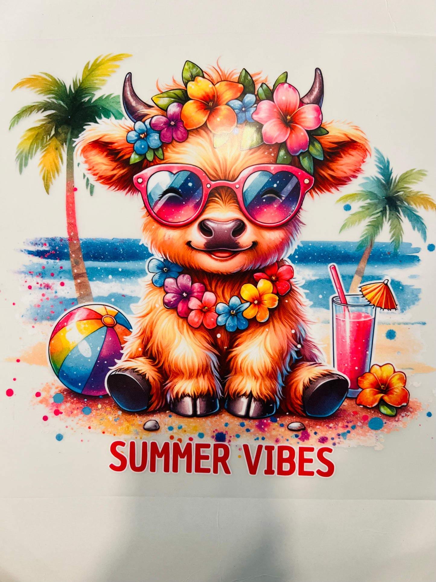 228-Summer Vibes Cow