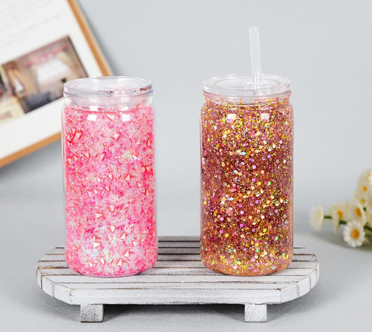 Snow Globe Acrylic Tumbler