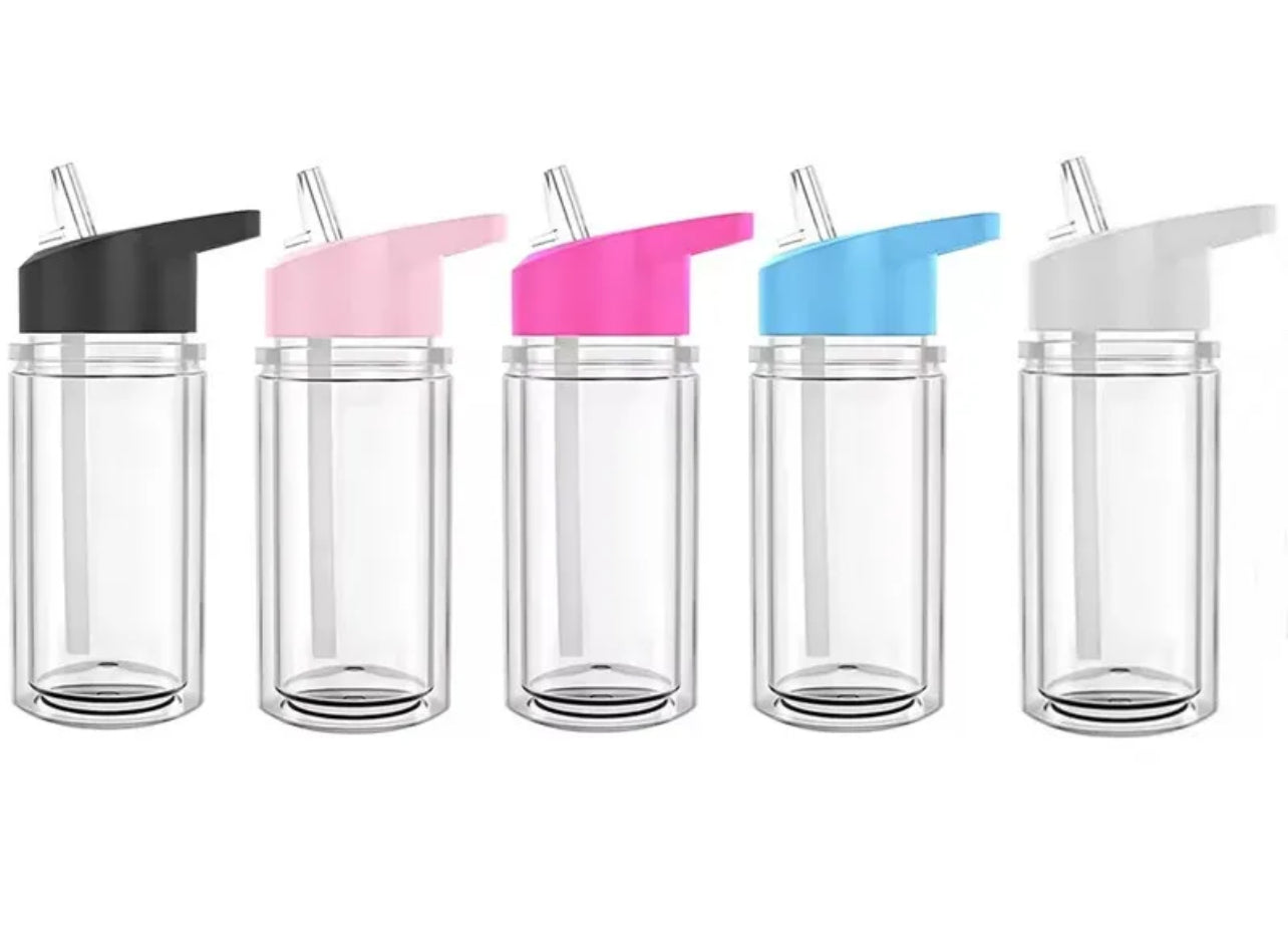 Kids Plastic Snow Globe Tumbler