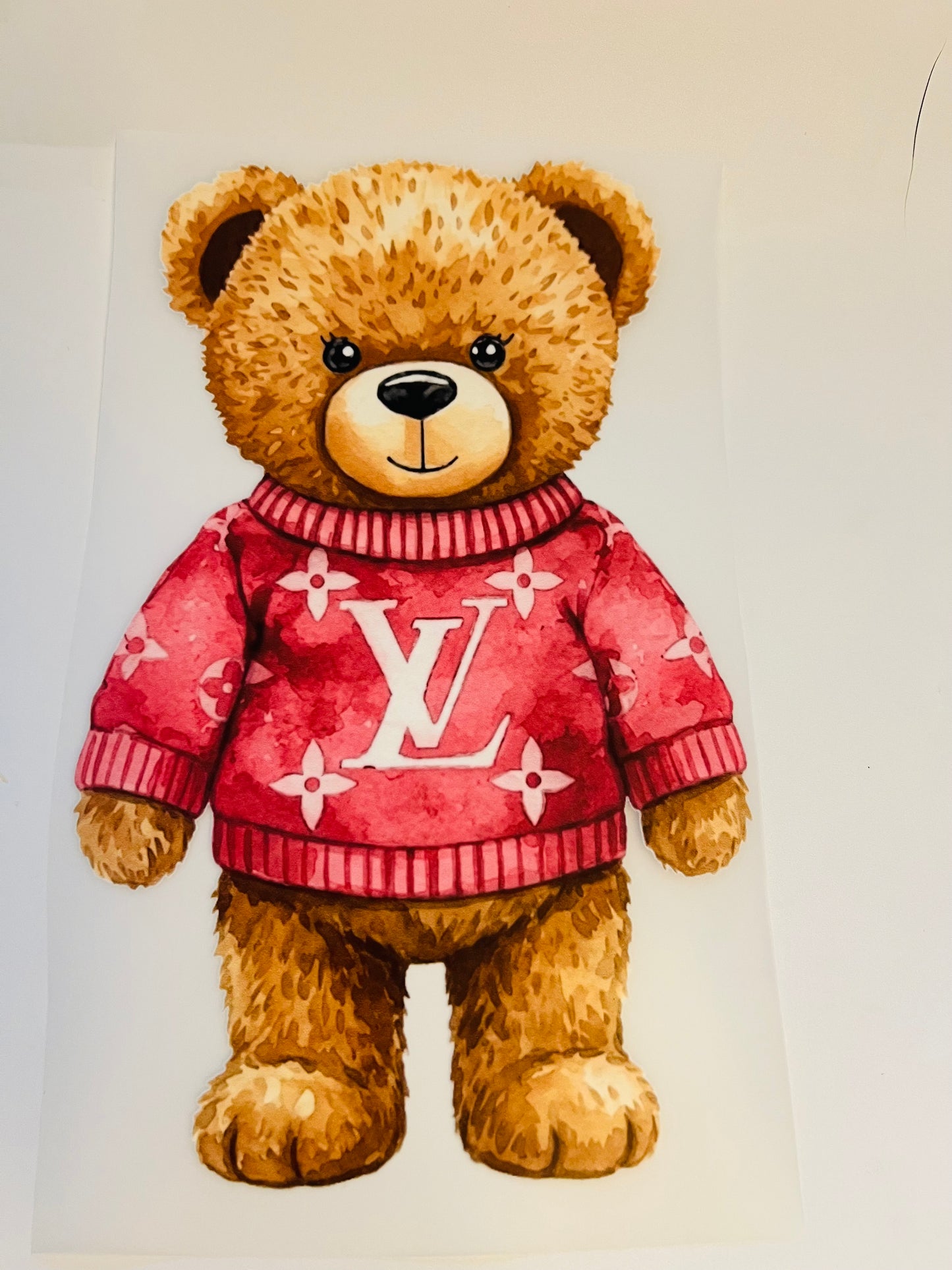 597-Lou Pink Designer Bear