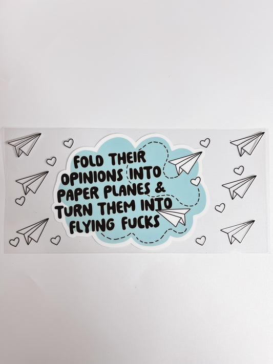 2014-Fold Their Opinions into Airplanes
