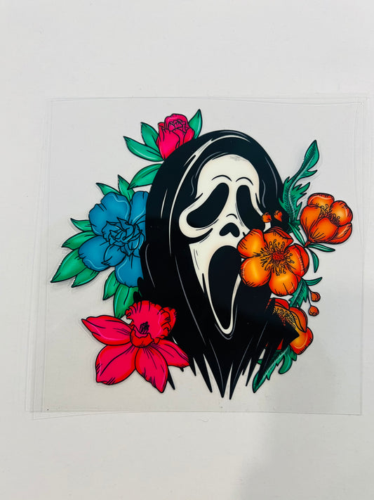#2128-Floral Ghostface