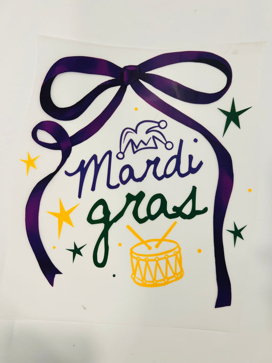 541-Mardi Gras Bow