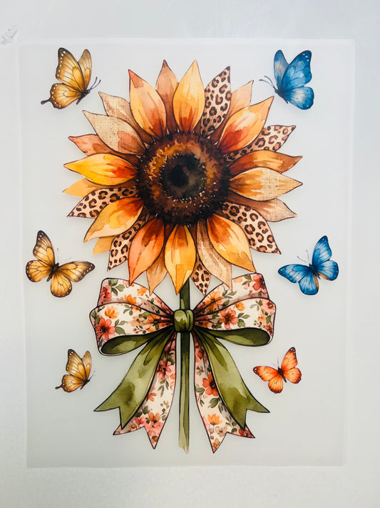 702-Sunflower Butterflies