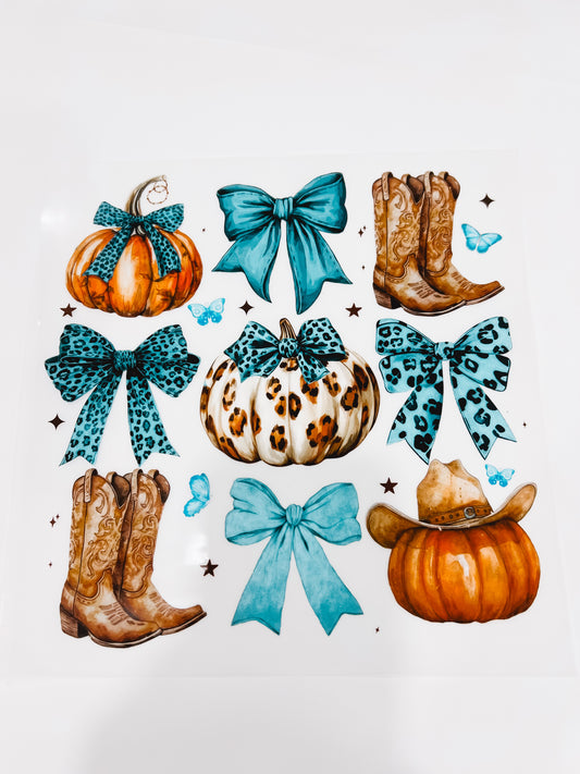 359-Western Pumpkin & Bows
