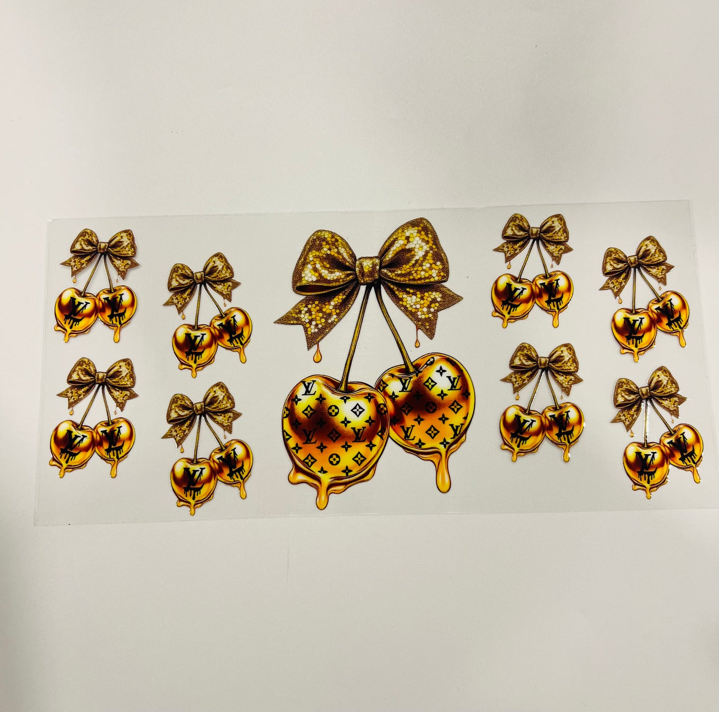 2834-Gold Designer Cherries