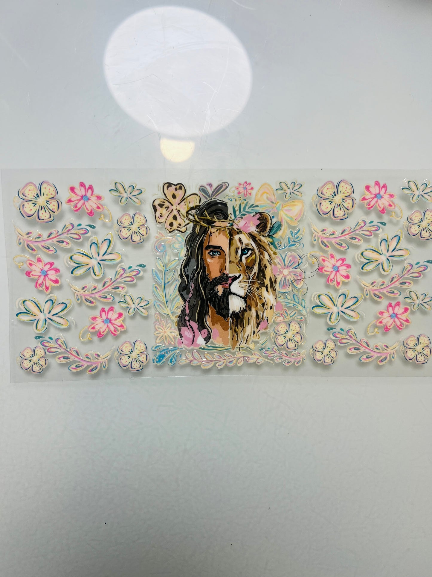 3081-Floral Jesus is King