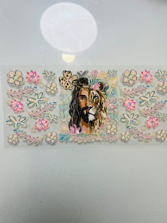 3081-Floral Jesus is King