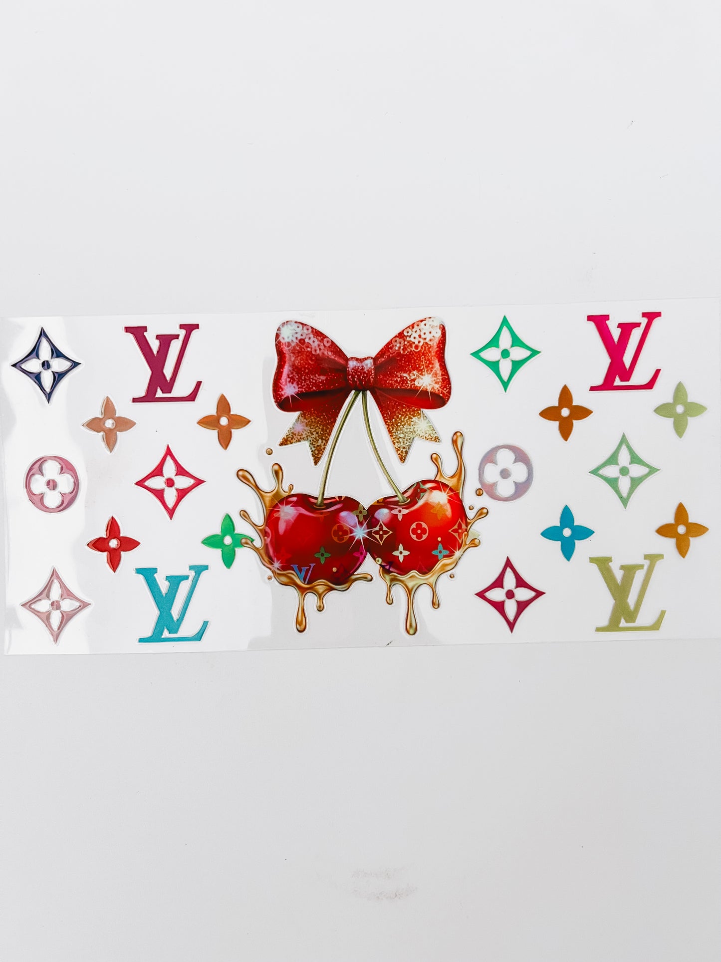 2934-Holographic Colorful Cherry Lou