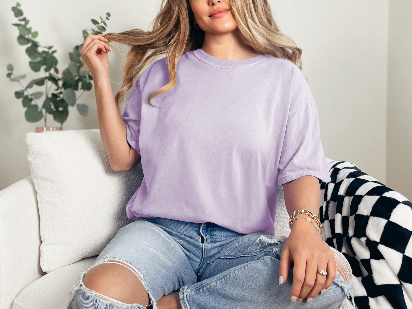 Lavender Comfort Colors Shirt