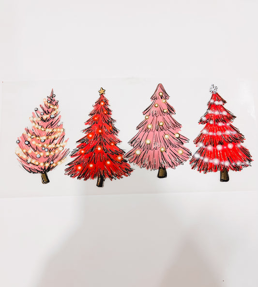 398-Pink Christmas Trees
