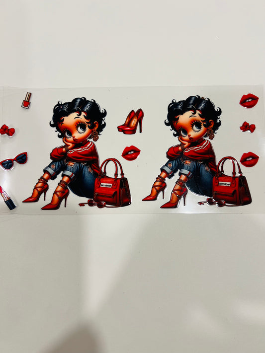 2648-Betty in Red Heels