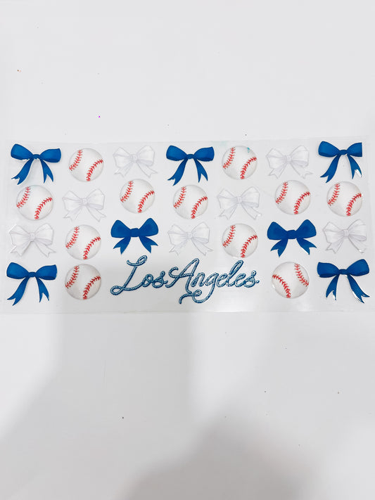 2973-Blue Baseball & Bows