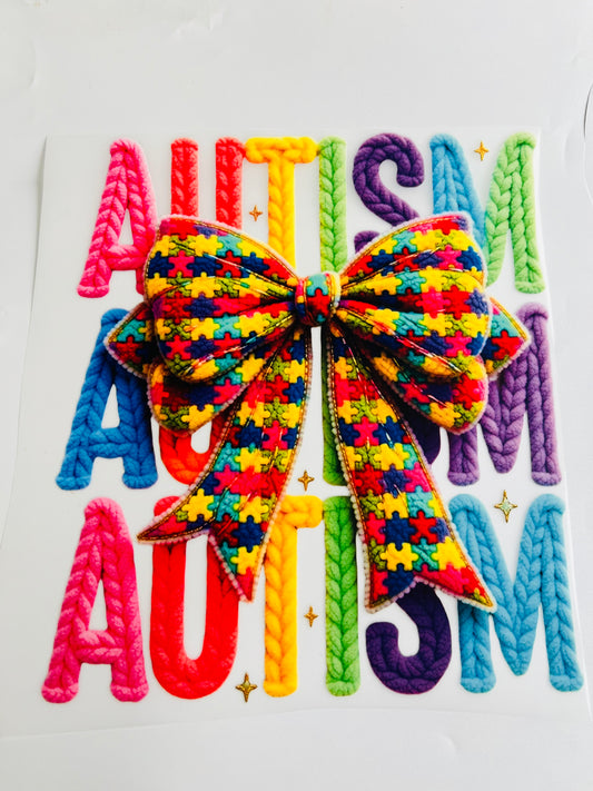 626-Autism Bow
