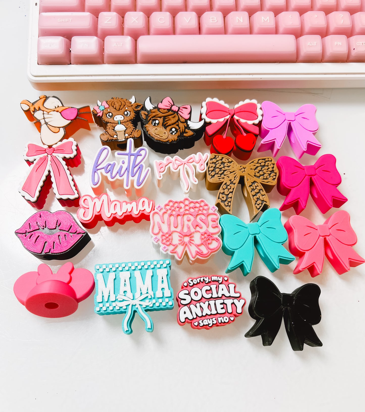 Acrylic Straw Toppers