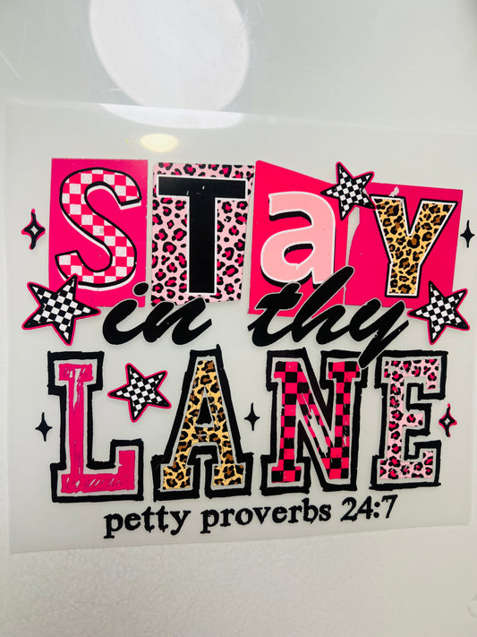 795-Stay in Thy Lane