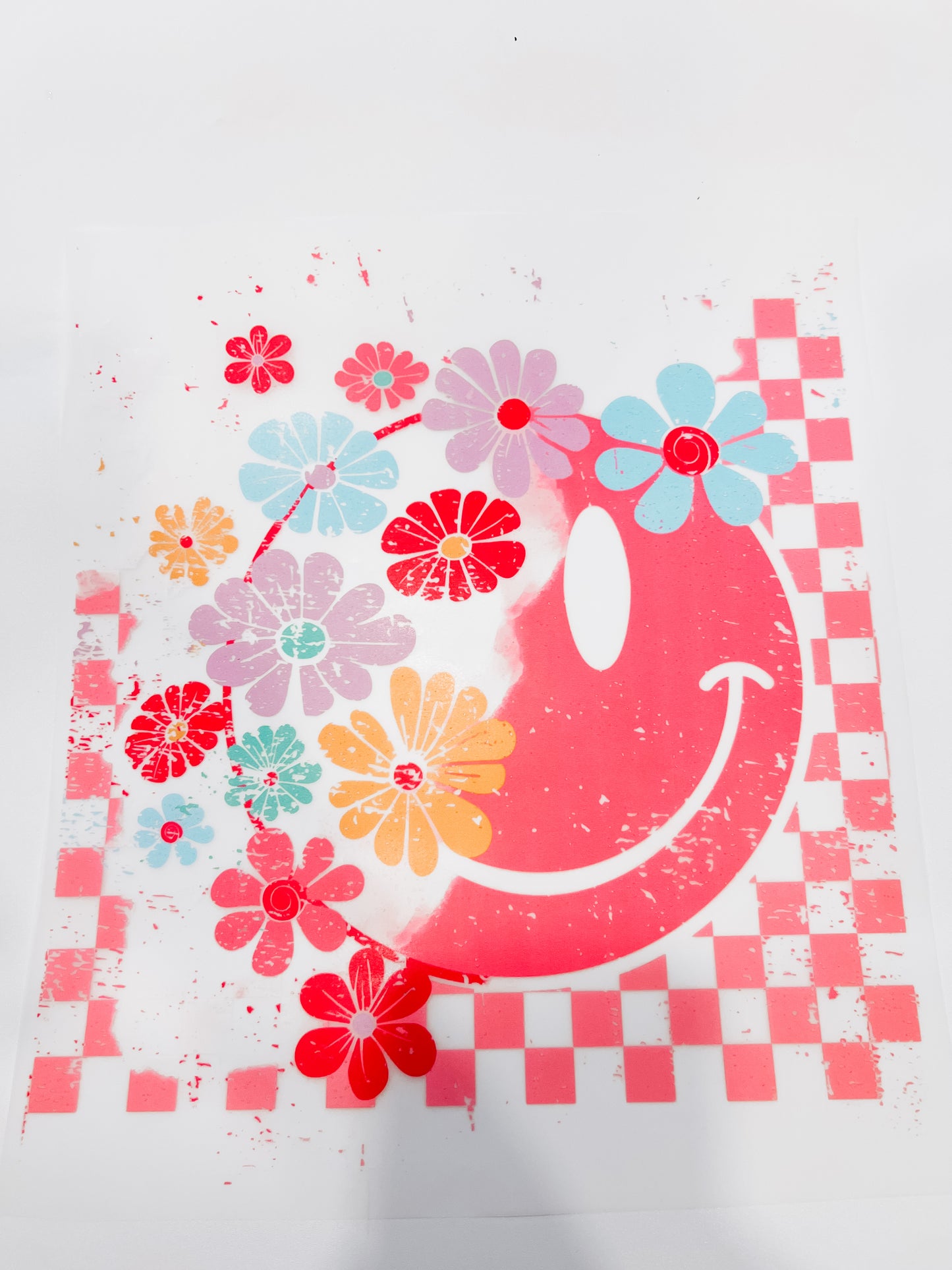 120-Floral Smiley Face