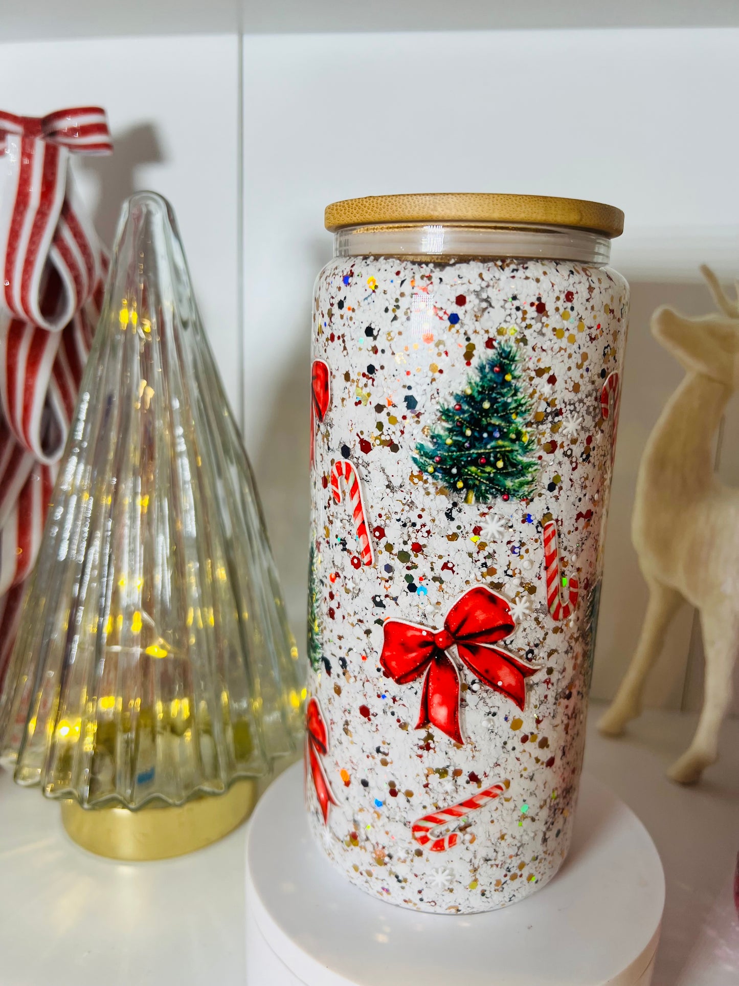 Christmas Snowglobe Tumbler