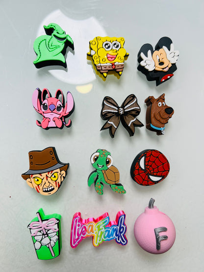Acrylic Straw Toppers