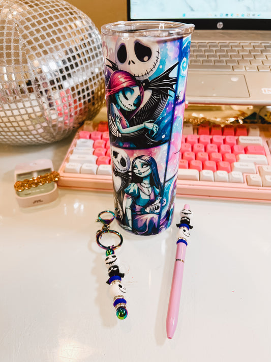 Jack and Sally Tumbler Set