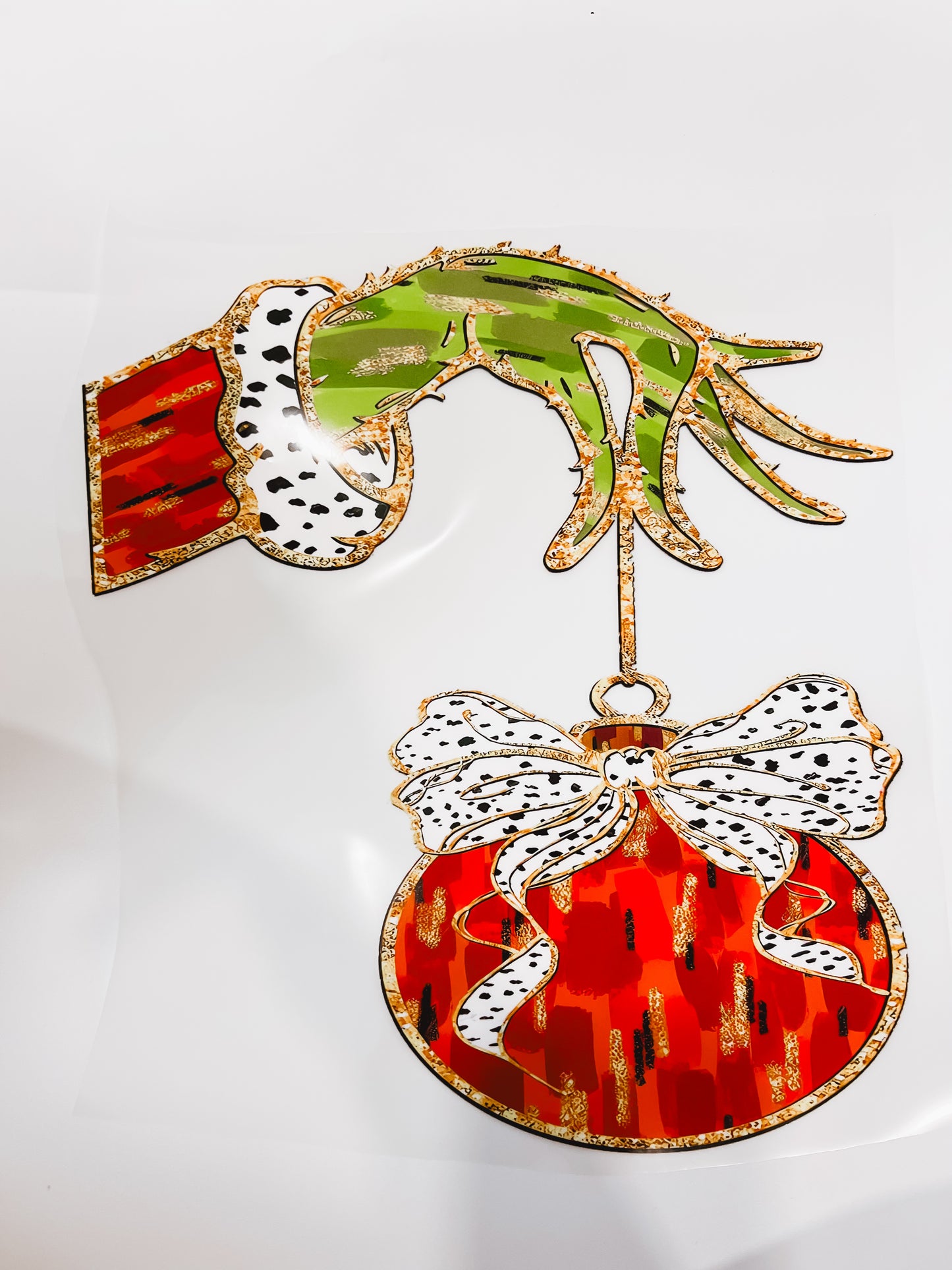 61-Grinchy Hand Held Ornament