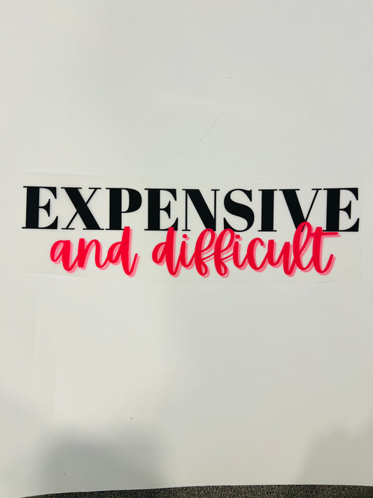 563-Expensive and Difficult